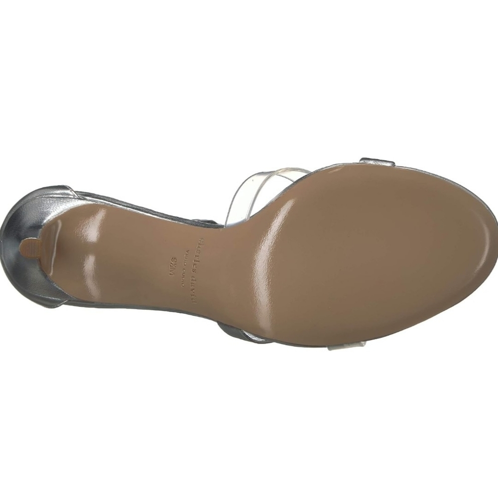 Charles David Women's Courtney Heeled Sandal with band with clear strap - Picture 6 of 12